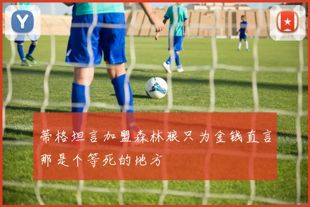 蒂格坦言加盟森林狼只为金钱直言那是个等死的地方